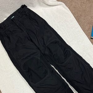 L.L. Bean Snow Pants Black 100% Nylon Thinsulate Insulation Waterproof boys 16